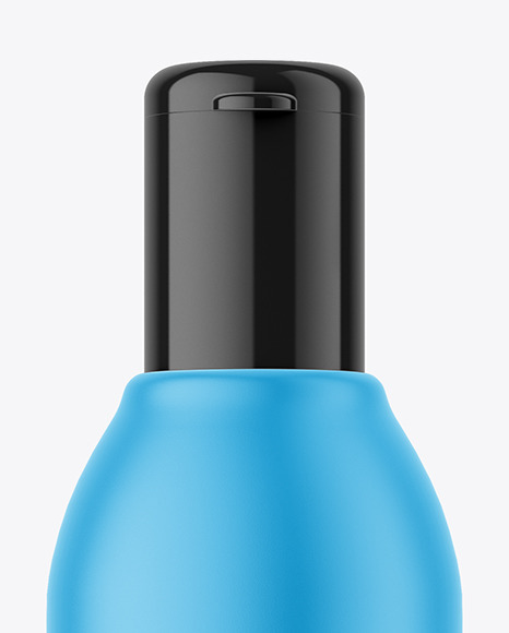 Matte Plastic Bottle Mockup cosmetic 7026