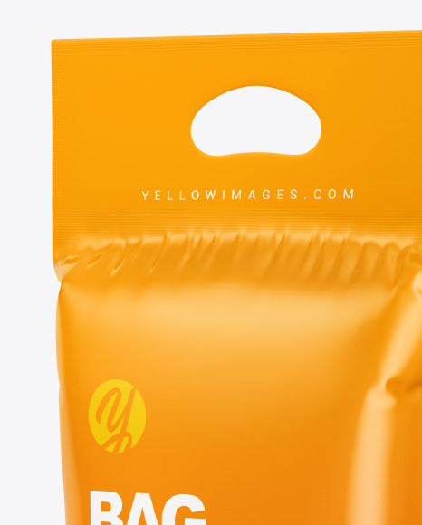 Glossy Plastic Bag Mockup PSD #2