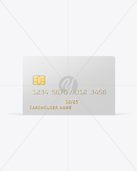 Credit Card Mockup PSD #1