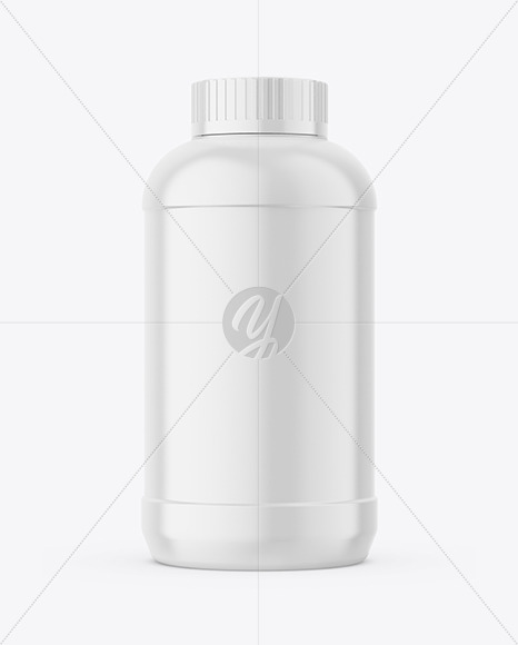 Matte Plastic Powder Bottle Mockup PSD #3