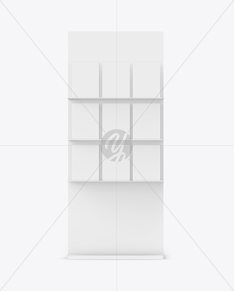 Display Stand With Boxes Mockup adv 777