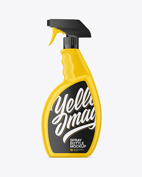 Spray Bottle Mockup PSD #4