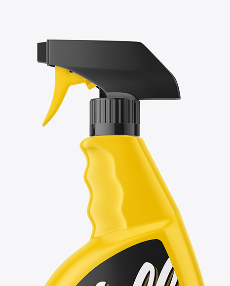 Spray Bottle Mockup PSD #2