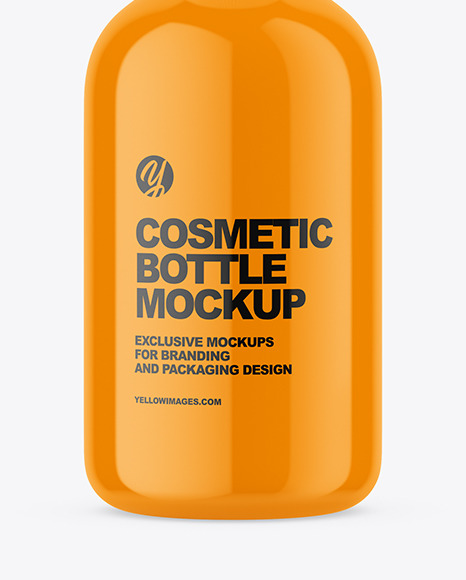 Glossy Dropper Bottle Mockup PSD #2