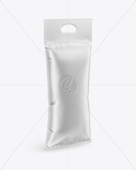 Metallic Plastic Bag Mockup PSD #3