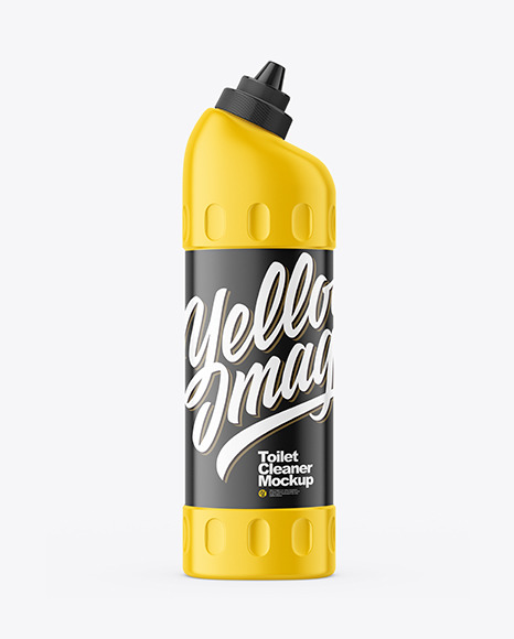 Plastic Toilet Cleaner Bottle Mockup