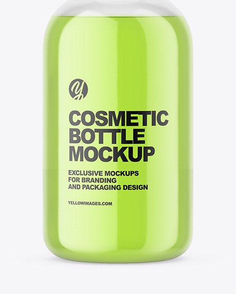 Clear Dropper Bottle Mockup PSD #2