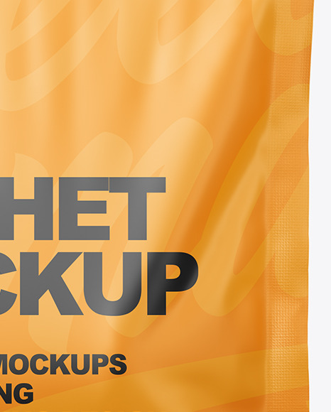 Matte Sachet Mockup PSD #5