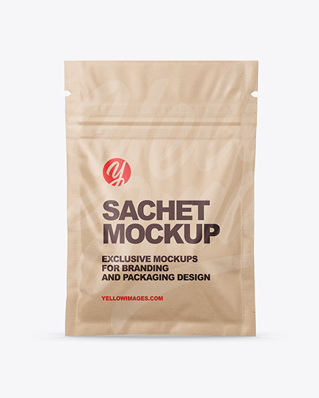 Kraft Sachet Mockup