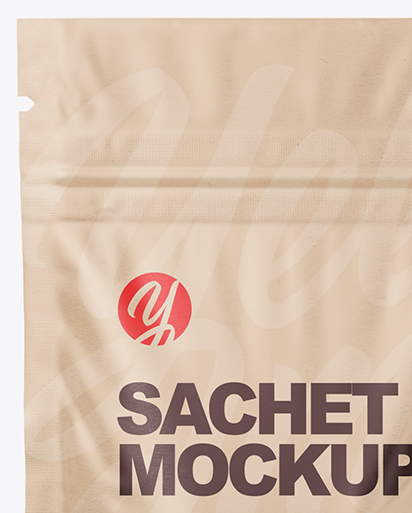 Kraft Sachet Mockup PSD #2