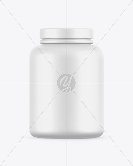 Matte Jar Mockup PSD #1