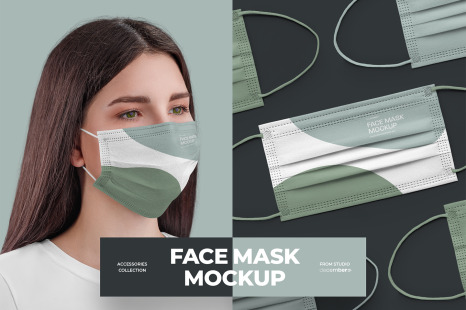 11 Mockups Face Mask