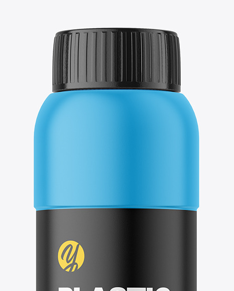 Matte Plastic Bottle Mockup drink 4705