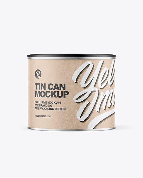 Tin Can Mockup