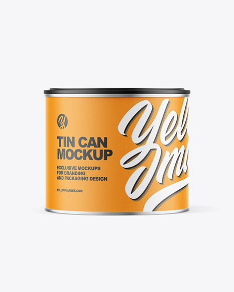 Tin Can Mockup