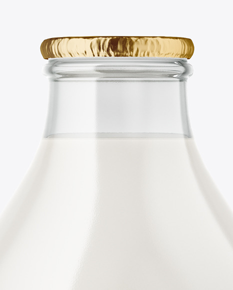 Milk Bottle Mockup PSD #4