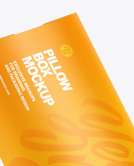 Paper Pillow Box Mockup mockup 2401