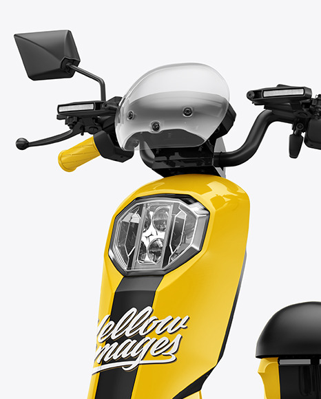 Tricycle Scooter Mockup - Half Side View model 473