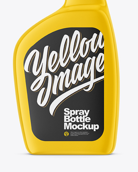 Spray Bottle Mockup PSD #2
