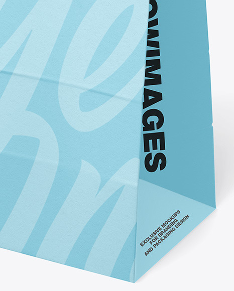Textured Paper Shopping Bag Mockup PSD #6