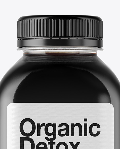 Square Black Water Bottle Mockup mineral 2299