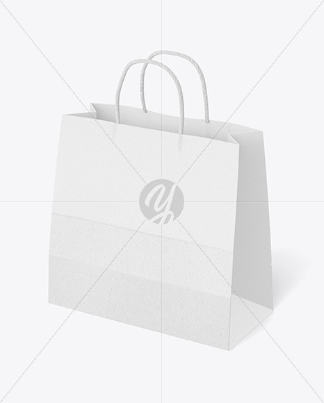 Kraft Paper Shopping Bag Mockup PSD #3