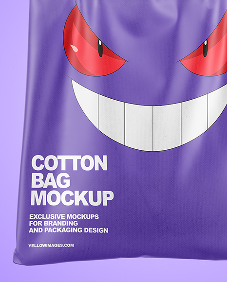 Cotton Bag in a Hand Mockup PSD #7
