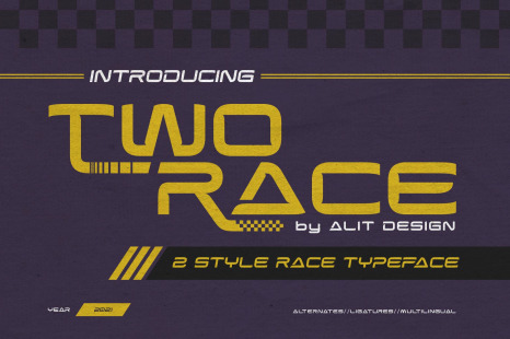 Two Race Typeface