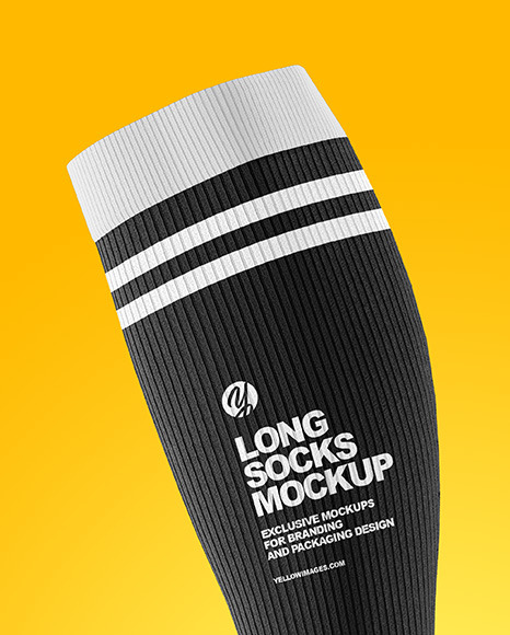Long Socks Mockup PSD #1