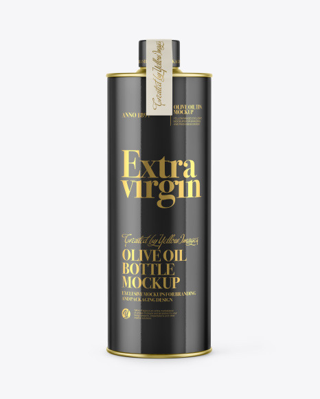 Olive Oil Tin Can Mockup
