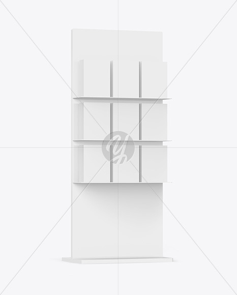 Display Stand With Boxes Mockup adv 102008