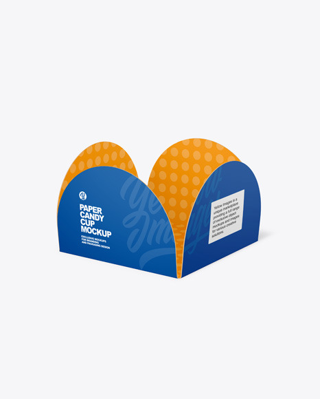 Paper Candy Cup Mockup