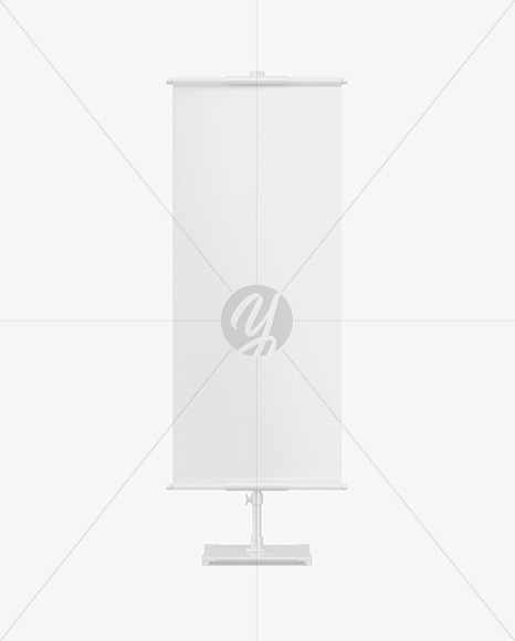 Telescopic Fabric Banner Stand Mockup PSD #3
