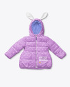 Baby Winter Jacket w/ Bunny Ears Mockup