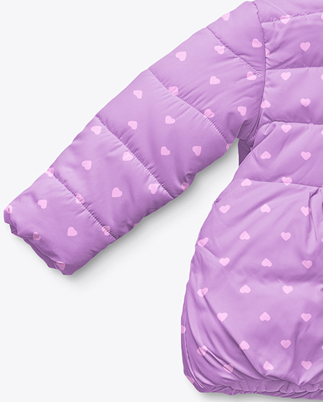 Baby Winter Jacket w/ Bunny Ears Mockup