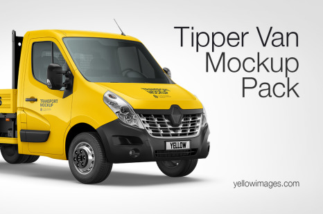 Tipper Van Mockup Pack