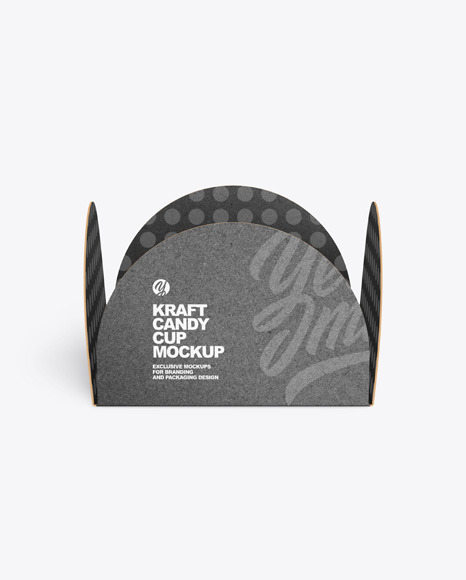 Kraft Candy Cup Mockup