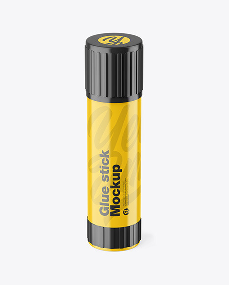 Glossy Glue Stick Mockup