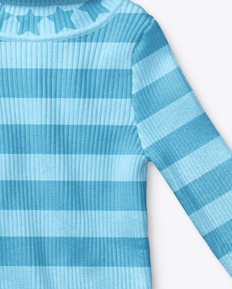 Kids Turtleneck Mockup