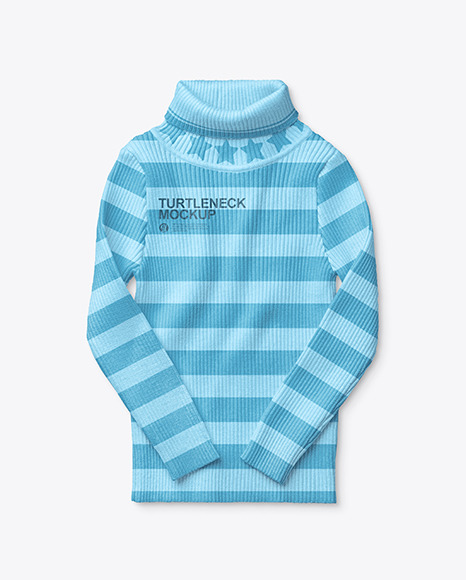 Kids Turtleneck Mockup
