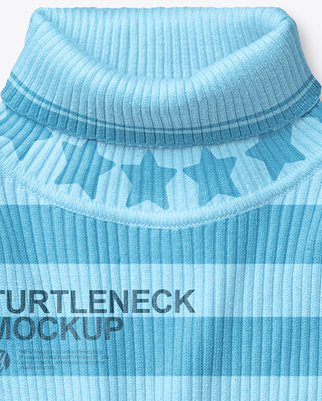 Kids Turtleneck Mockup