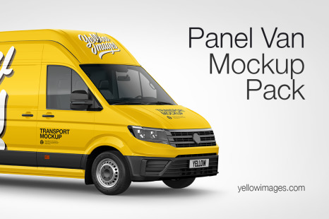 Panel Van Mockup Pack