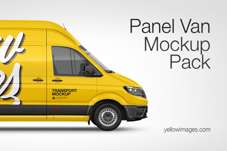 Panel Van Mockup Pack