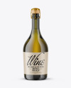 Antique Green Champagne Bottle Mockup