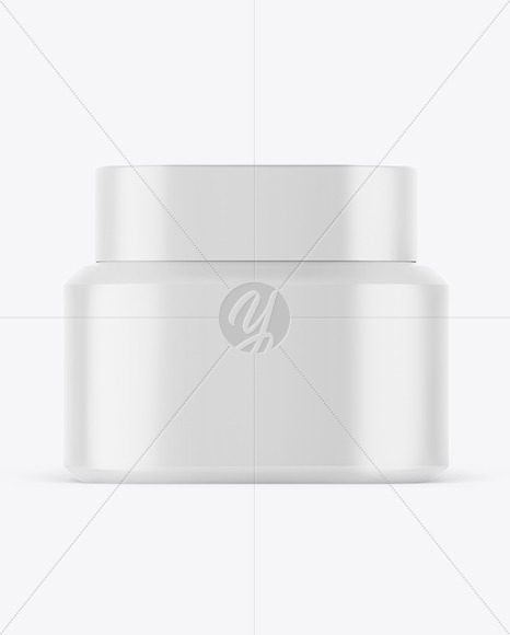 Matte Cosmetic Jar Mockup beauty 115420
