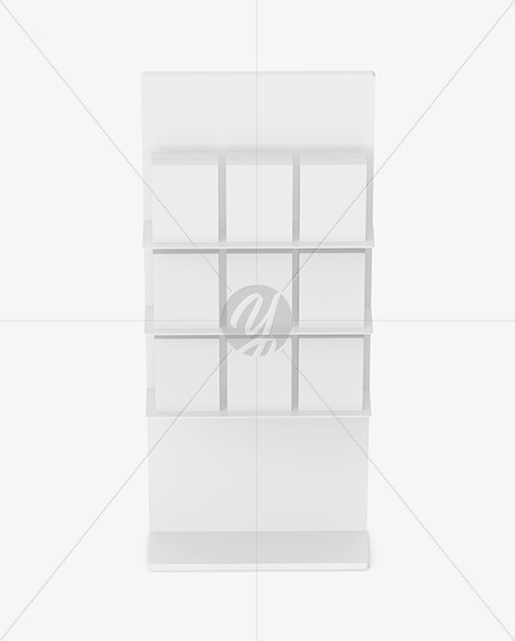 New Free Mockups – Display Stand With Boxes Mockup – Download Now