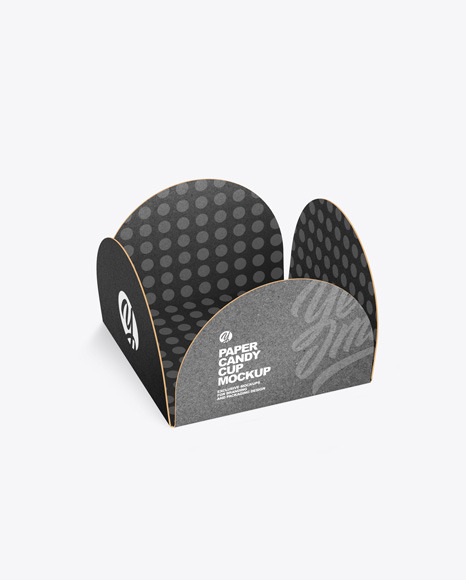 Kraft Candy Cup Mockup