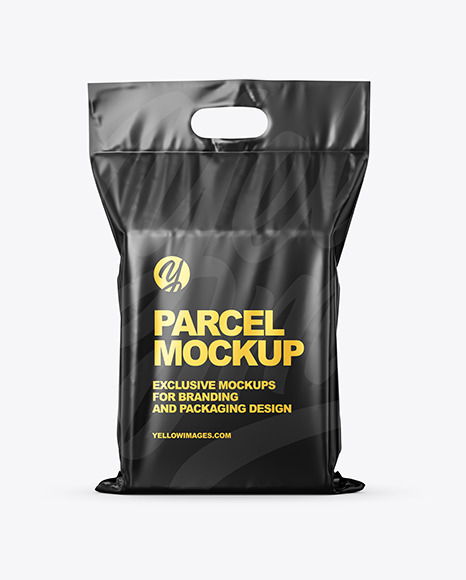 Glossy Parcel Mockup PSD #6