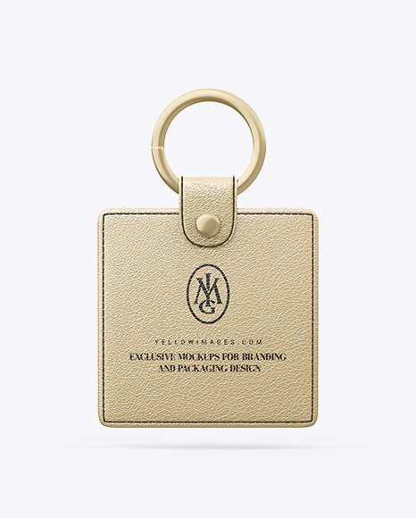 Metallized Keychain Mockup