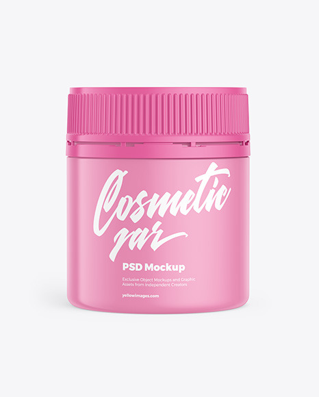 Cosmetic Jar Mockup